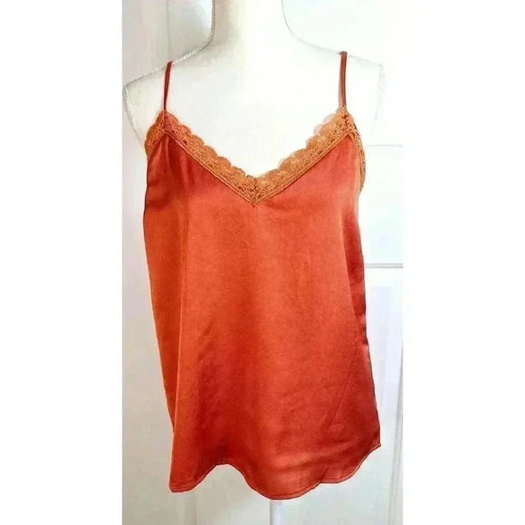 LOST & WANDER Orange Grapefruit Camisole Top Size Medium NWT MSRP‎ $75 - Picture 1 of 5
